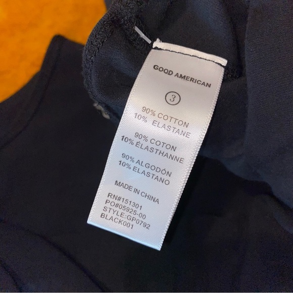 Good American Lounge Scoop Bra Black Size 3 NWT - Picture 7 of 8